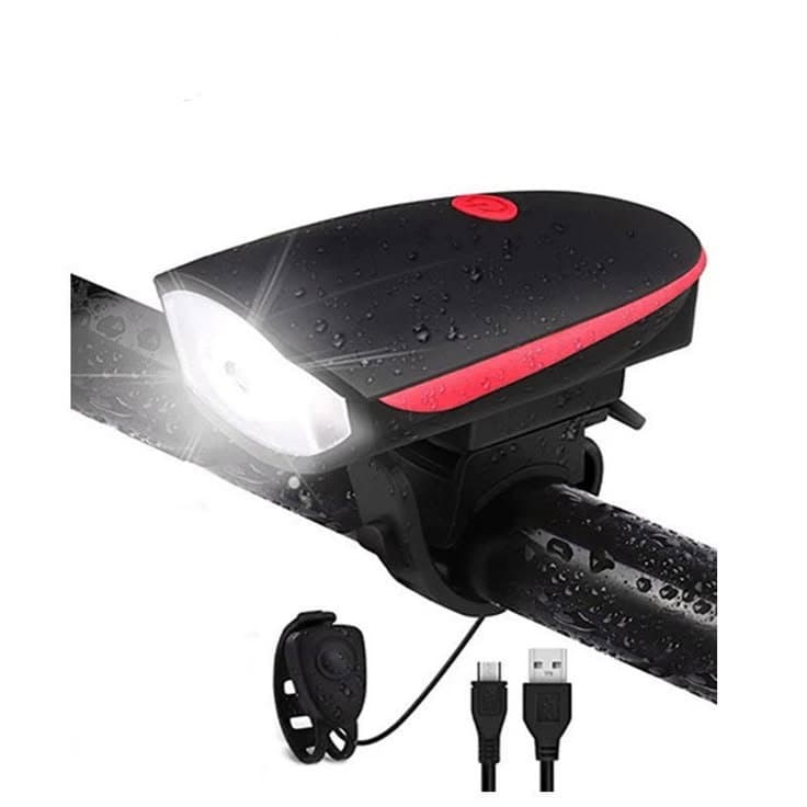 Lampe de vélo avec klaxon